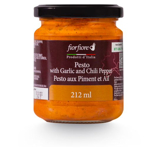 Pesto with Garlic & Chili Pepper
