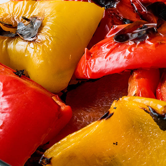 Grilled peppers in sunflower Oil