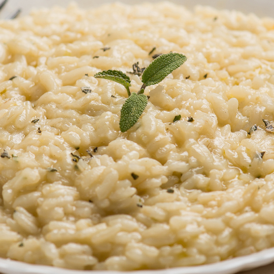 Risotto with cheese