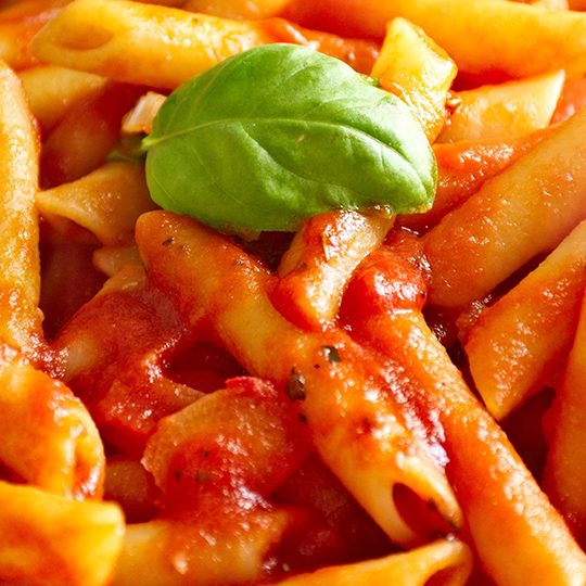 Spicy penne arrabbiata