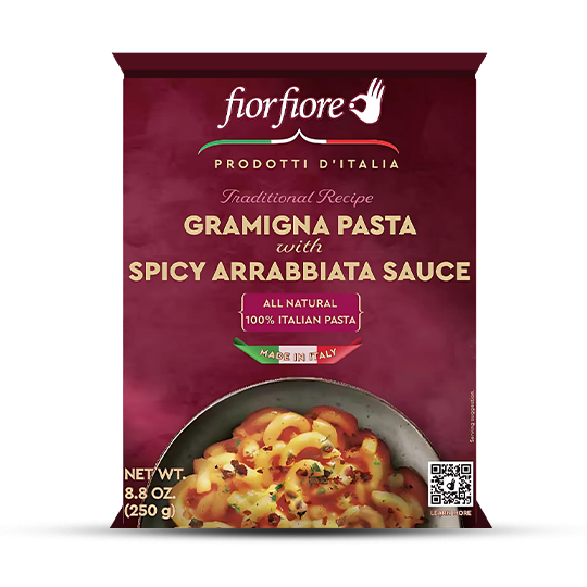 Gramigna Pasta with Spicy Arrabbiata Sauce