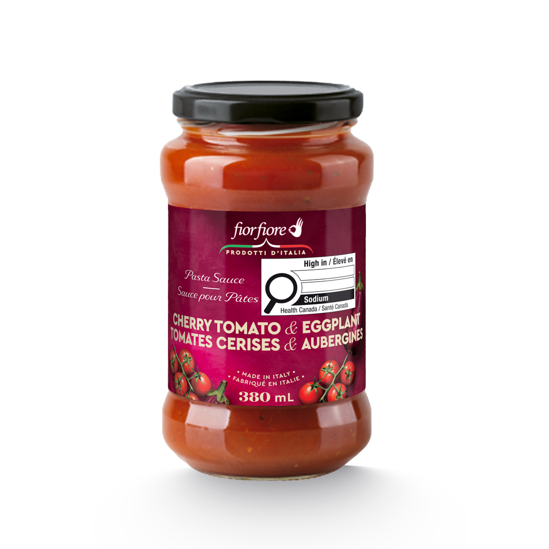 Tomato & Eggplant Sauce with Cherry Tomatoes 380 ml
